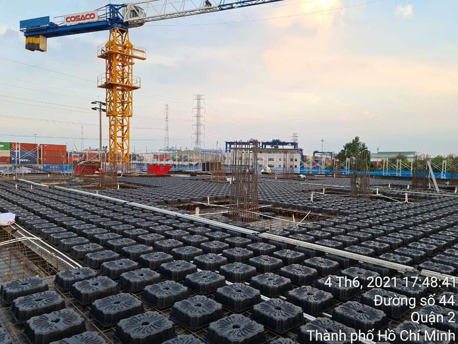 Thi công sàn phẳng không dầm
