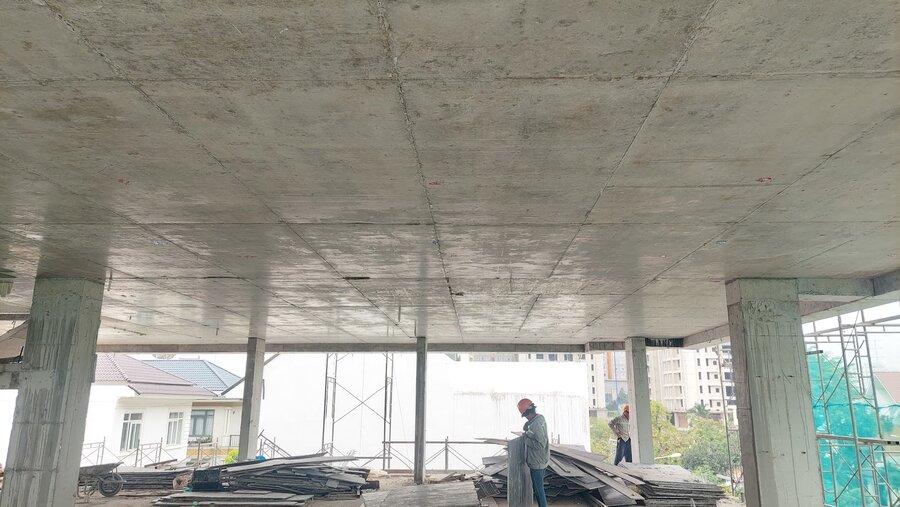 Thiết kế sàn phẳng không dầm