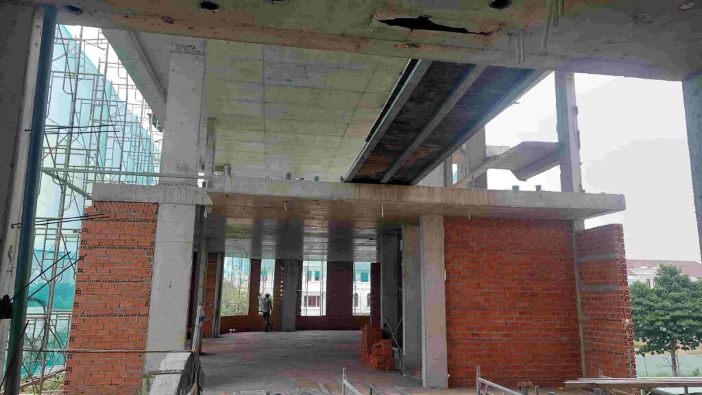 kích thước dầm nhà 2 tầng