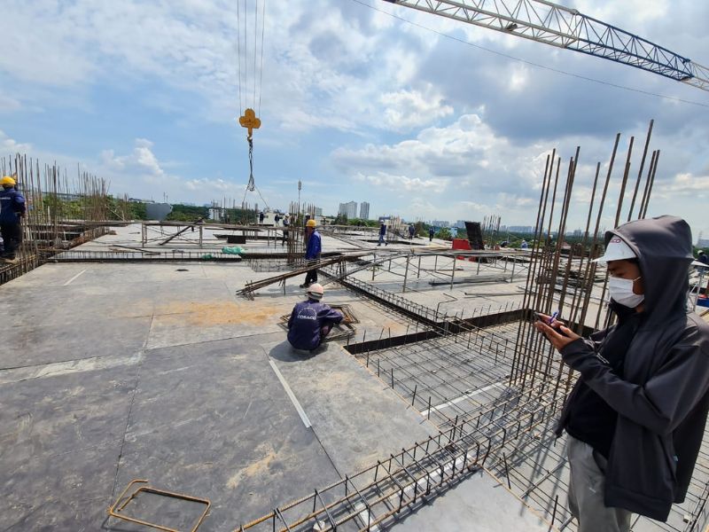 tải trọng sàn truyền vào dầm
